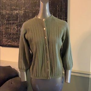 Vintage 1950’s Sidney Gould Wool Cardigan Sweater